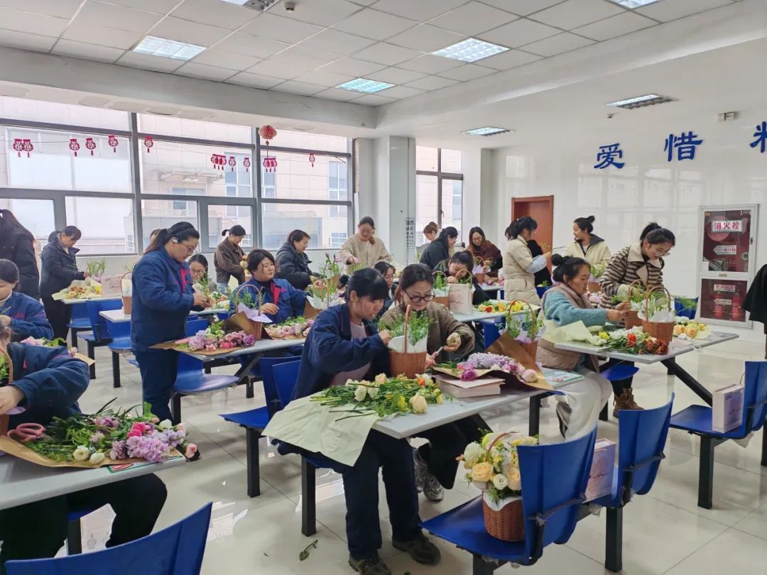 花漾春日绽芳华 | 兆盛环保举办“三八”妇女节插花雅集活动